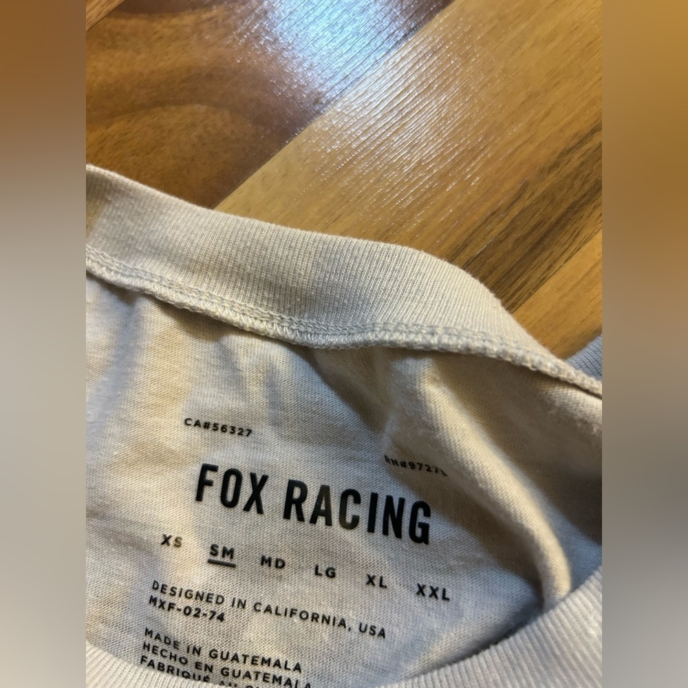 Fox Racing Cream Shirt - Picture 3 of 7